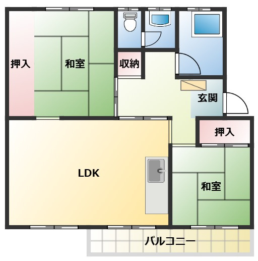 藤山台団地116号棟の間取り