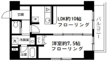 リオヴェルジュの間取り|間取りです。