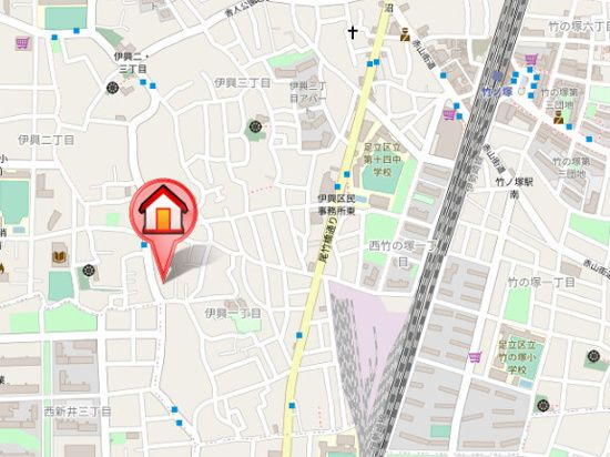 ぷれじ～るイソガイⅢの地図