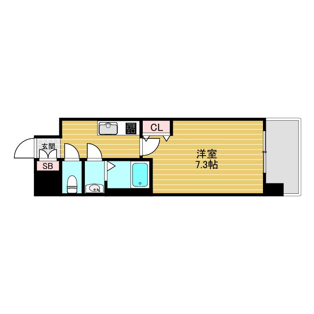 LIVIAZ SHIN-OSAKA Cielの間取り