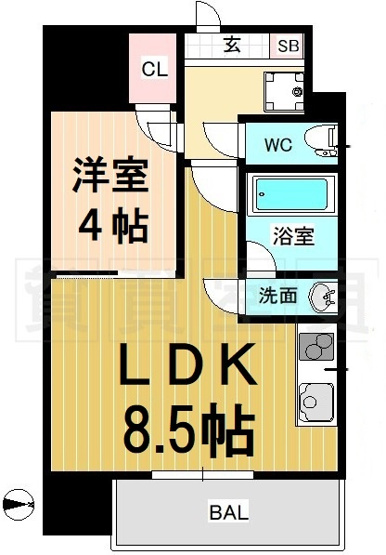 【間取り】 | LaSante東別院