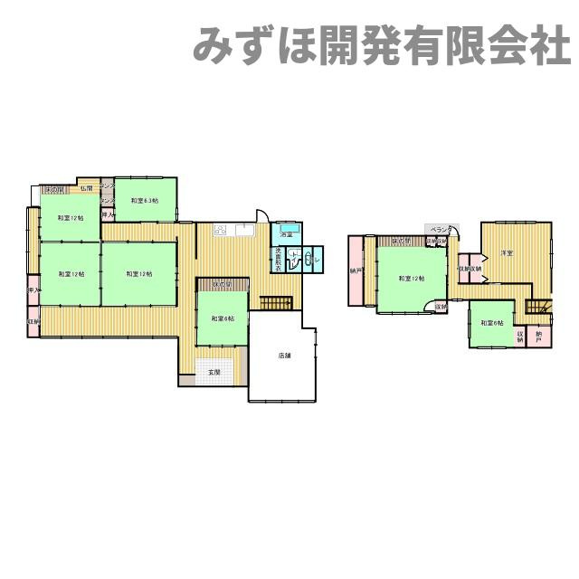 山形市大字柏倉22番の間取り
