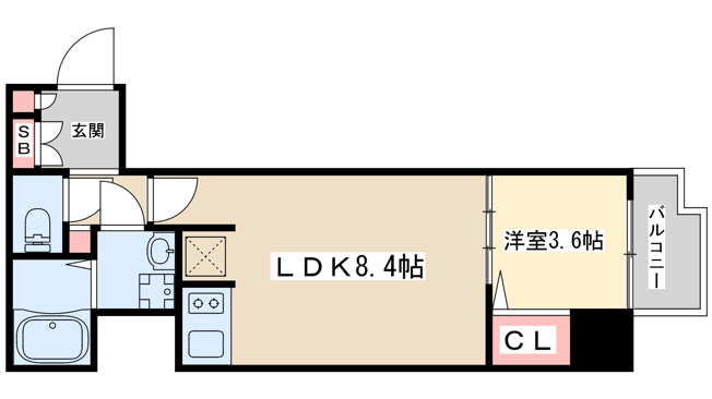 【間取り】 | メインステージ大阪ノースゲート2