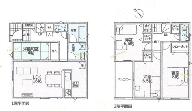 加古川市加古川町稲屋　第14期　新築一戸建ての間取り|3号地