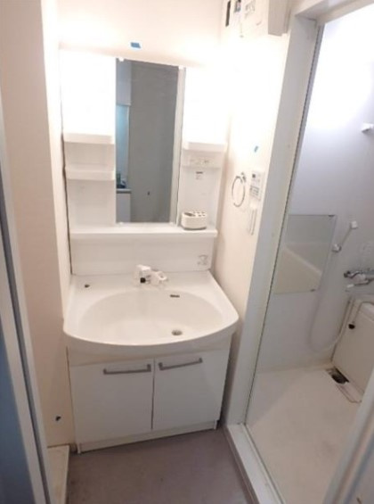 調布市小島町１丁目の賃貸マンションの洗面所