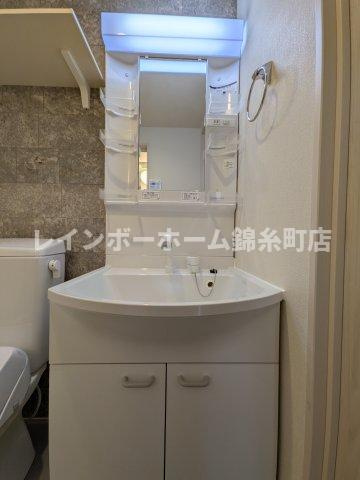 ハーモニーテラス大島Ｖの独立洗面台