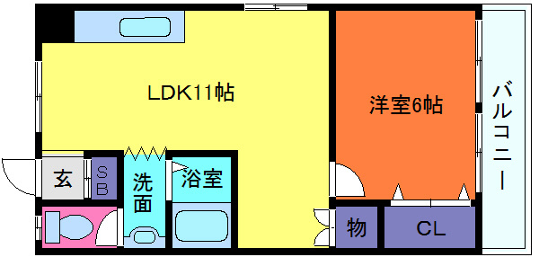 アーバン六甲の間取り
