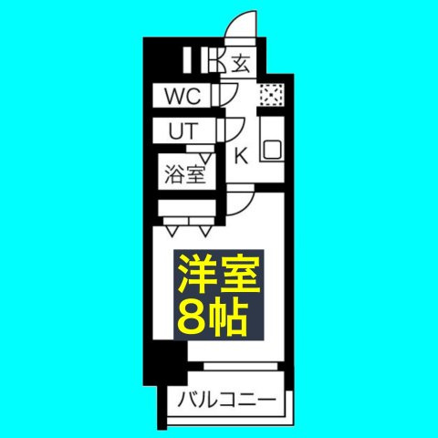 メイクスアート太閤通の間取り