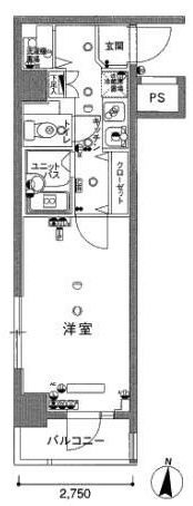 スカイコート文京白山第３の間取り