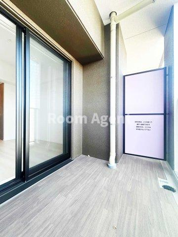 CREST TAPP浅間町のバルコニー