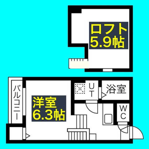 ミリオン中村本町の間取り