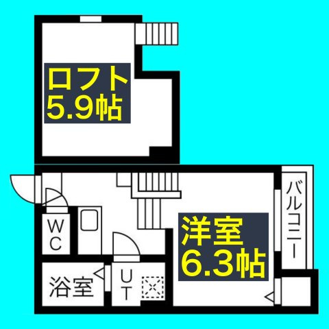 ミリオン中村本町の間取り
