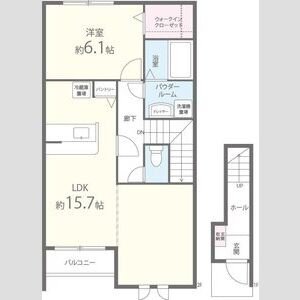 【間取り】 | 響流下北池 | お部屋の間取りです