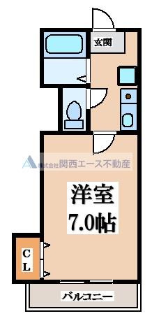 【間取り】 | ブランドールKS