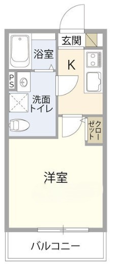 ベルメント本八幡の間取り