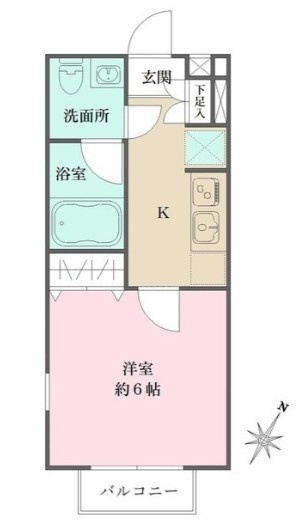 North Gardenの間取り