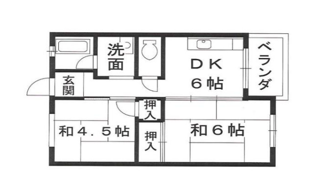 第一サニーハイツの間取り