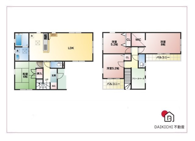 【間取り】 | 熊谷市柿沼　中古戸建