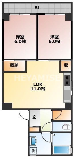 大野ビルの間取り
