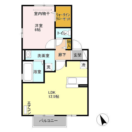 クレールメゾンCの間取り