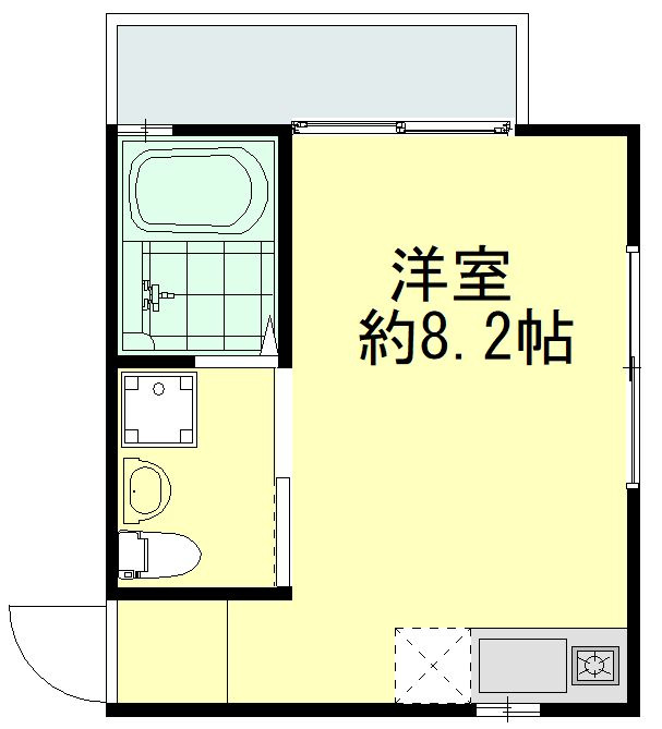 アパートメント新小岩Ｂ棟の間取り