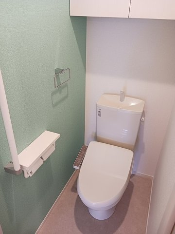 清潔感のあるトイレです