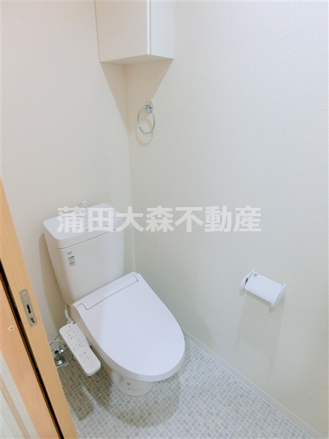 インヴェスタ大森東のトイレ|温水洗浄便座付きのトイレ