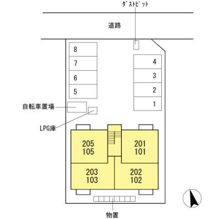 D-room速星の区画図