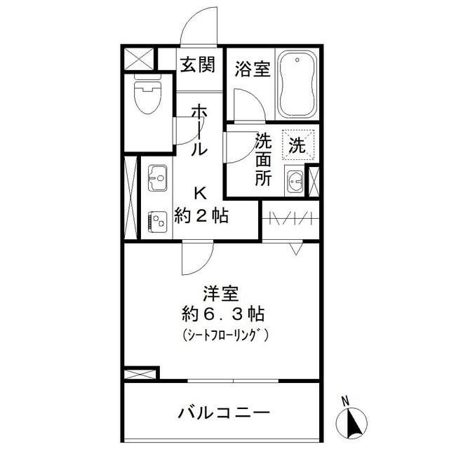ディアマン　ベルの間取り