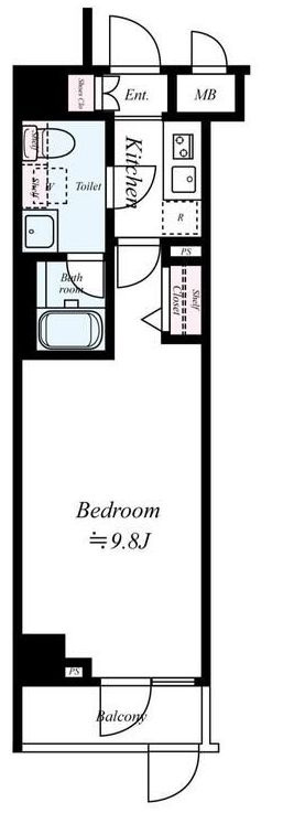 RELUXIA成増の間取り|間取りです。