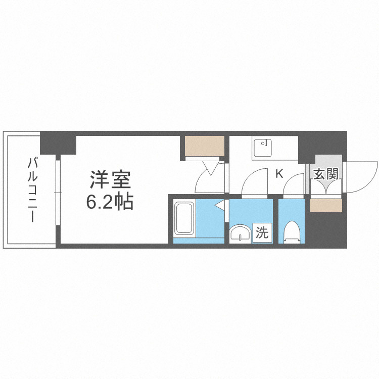 ORSUS大阪福島（旧リヴェント福島）の間取り