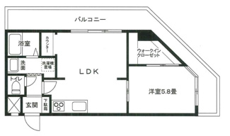 【間取り】 | 堀第5富岡ビル