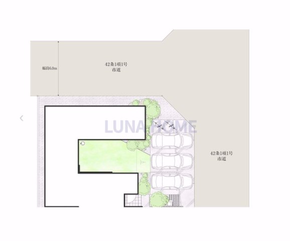 つくばみらい市紫峰ヶ丘4丁目　新築戸建　平屋の区画図|当日のご予約も大歓迎です！「今から見たい」も柔軟にご対応いたします♪