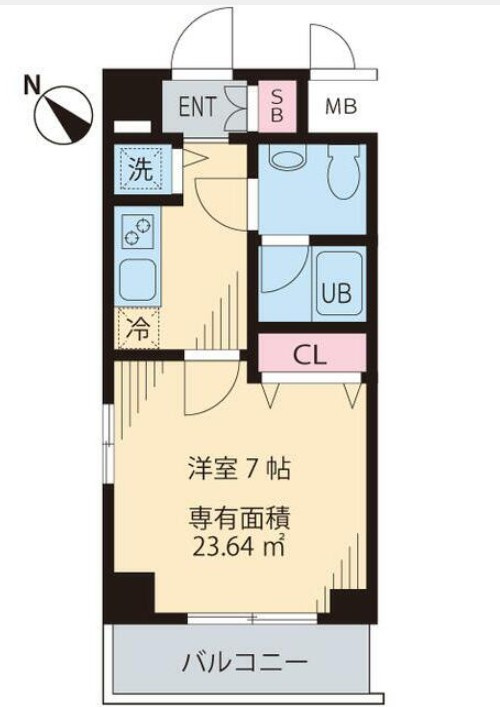 南海サザンコート行徳 の間取り