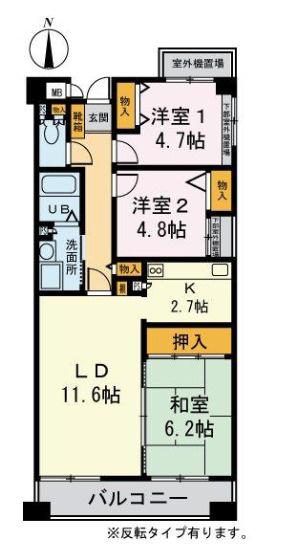 シルエーラ錦糸町の間取り
