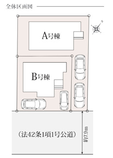 【区画図】 | 兵庫2丁目新築戸建 | キャンペーン対象物件です♪詳細は弊社ホームページもしくはスタッフまでお気軽にお問合せ下さいませ♪ お役に立てる自信があります♪