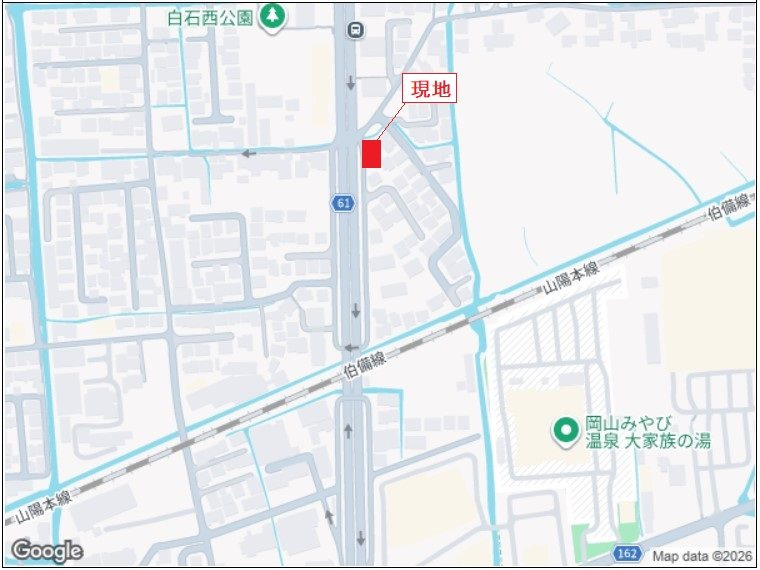 久米貸家（B） の地図