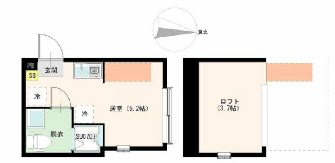 ハーモニーテラス亀有Ⅲの間取り