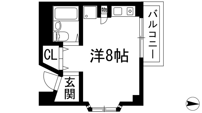 【間取り】 | ロイヤルコート上池田