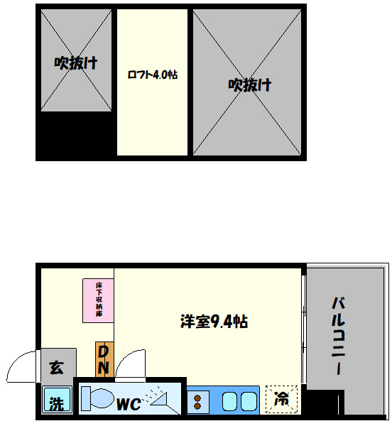 是空天王寺　天王寺小学校区の間取り|是空天王寺　間取り