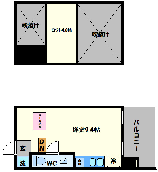 是空天王寺（テナント）の間取り|是空天王寺　間取り