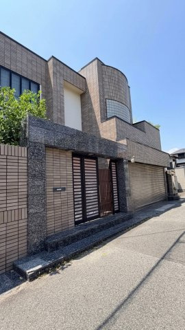 箕面市百楽荘２丁目　土地の前面道路含む現地写真