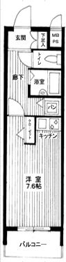 ヴェルト日本橋シティの間取り|間取りです。