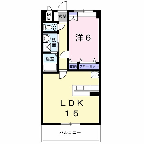 グランドールかさでらの間取り