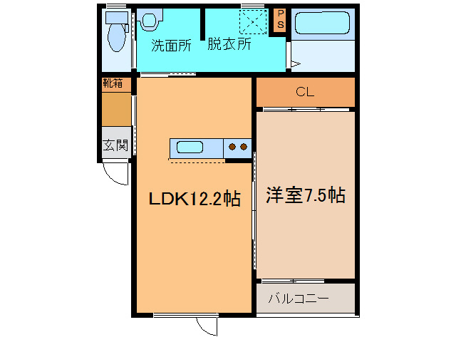 TOWN　K&K-Oの間取り