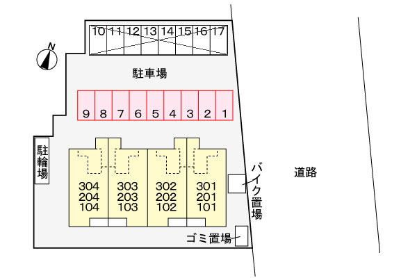 ＫＭエイティーエイトの区画図