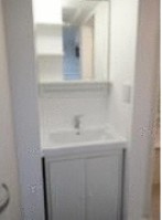 プレミアコート原木中山の洗面所