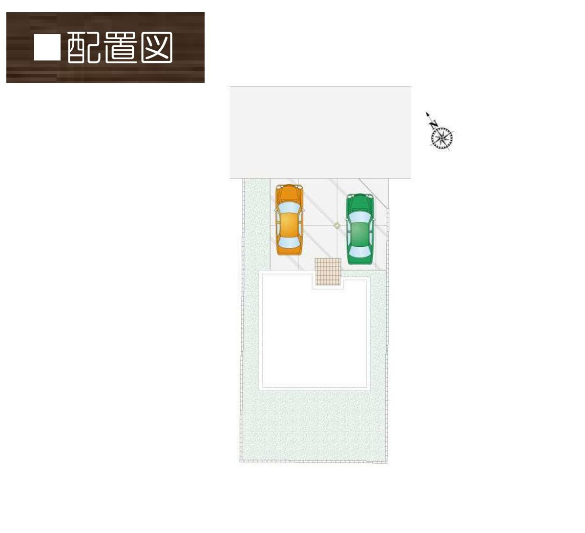 阿見町荒川本郷　新築戸建　1号棟の区画図