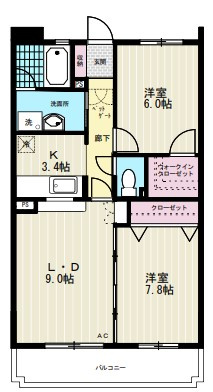ボナールの間取り