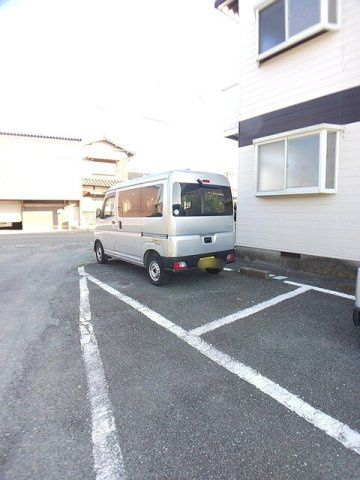 グリーンコーポの駐車場